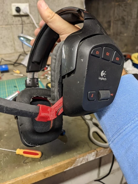 Byr Logitech G930 yedek mikrofon kolu. T36550 3D - 2