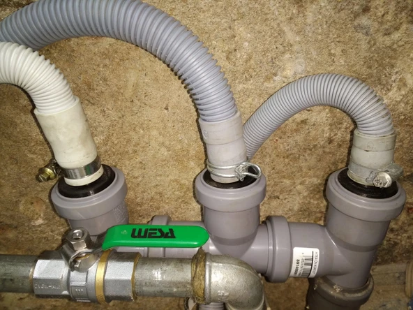 Byr HT DN40 Abwasser Adaptörü Çamaşır Makinesi kanalizasyon adaptörü T2317173 3D - 2