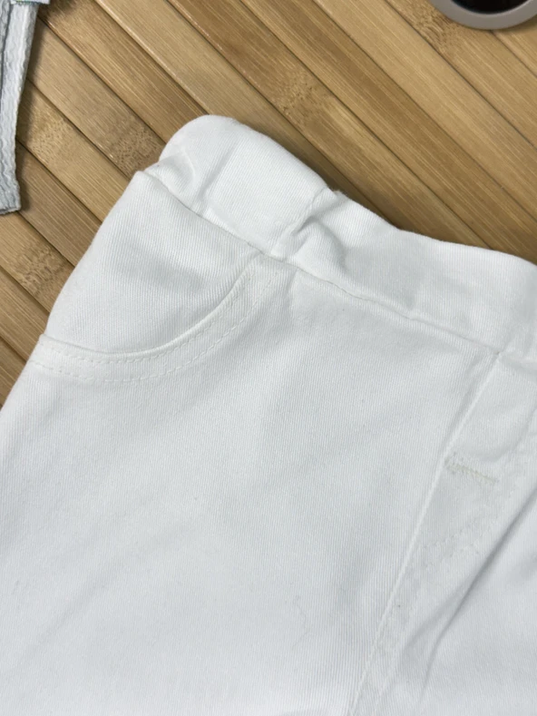 Lesson Şanel Yakalı Çizgili Erkek Yazlık 2'li Takım Gri - Resim 5