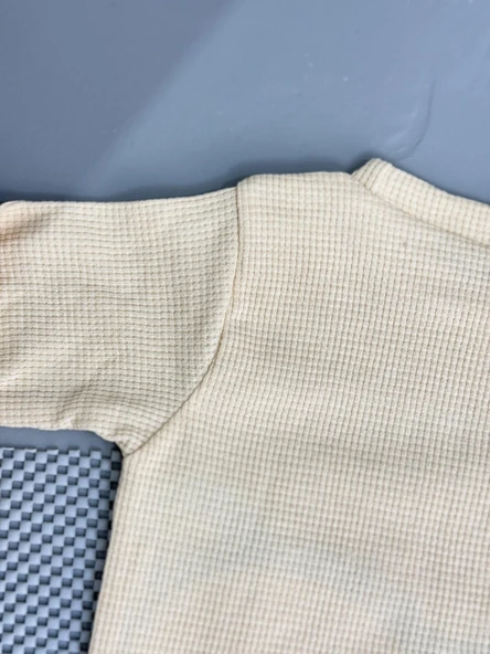 Ayıcık Desenli Erkek Bebek Eşofman Takımı Mint Yeşil - Resim 5