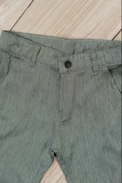 Papyonlu Gömlek ve Pantolonlu Erkek Takımı 2'li Kombin Gri - 7