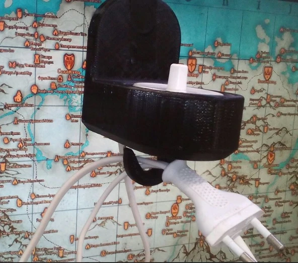 Byr Braun oral-b diş fırçası şarj cihazı için kancalı Duvar Montajı T4124351 3D - 2