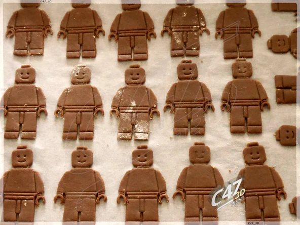 Byr Lego Minifigure Kurabiye Kesici Seti 1 (Sadece Plastik Aparattır!!!) 3D - 4