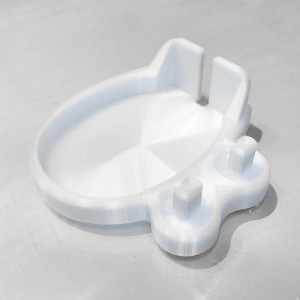 Byr Oral-B diş fırçası tutacağı / standı (tek parça)  Beyaz 3085386 3D ürün görseli