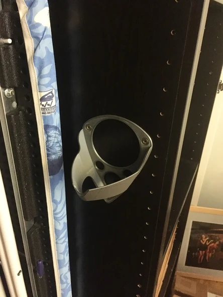 Byr Ütü ve Ütü Masası Duvar Askı Aparatı Gri  2775269 3D