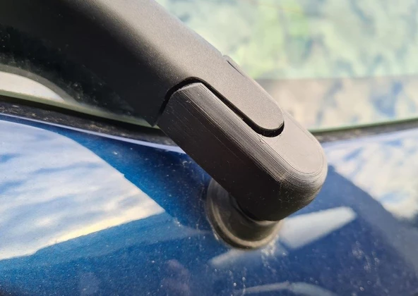 Byr Toyota Yaris Arka Silecek Kol Kapağı (2006-2009 Tip Ii, Faz 1) Siyah 4949898 (2 Adet) 3D - 3