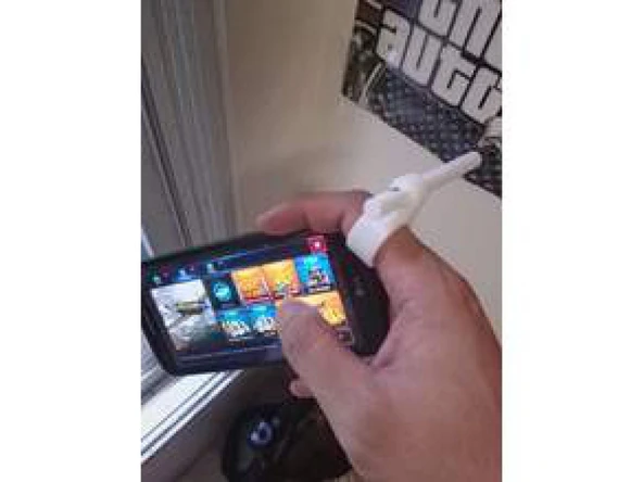 Byr Sigara Oyun Parmak Yüzük Tutucu Beyaz 2844661 (2 Adet) 3D ürün görseli