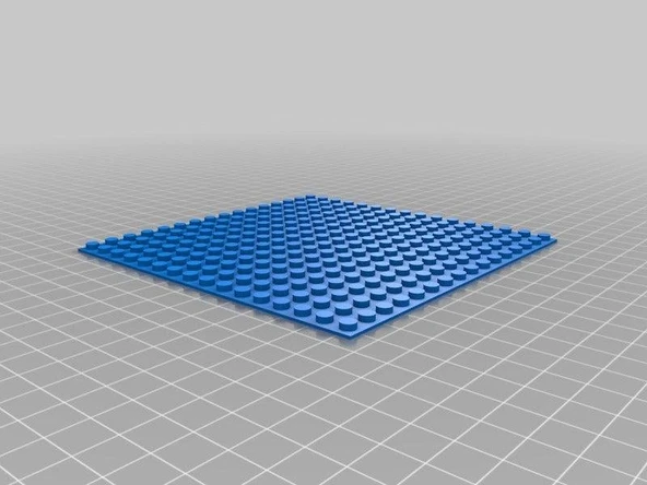 16 x 16 Lego Taban Plakası Mavi 1096566