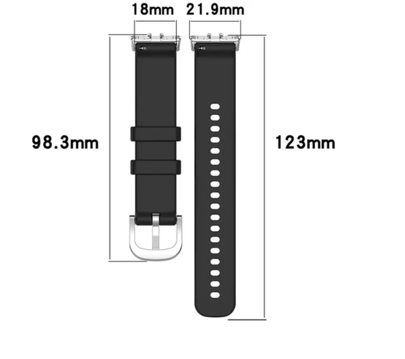 SAMSUNG Galaxy Fit3 ile uyumlu Kayış Delikli Esnek Yapılı Tokalı Samsung Galaxy Fit 3 ile uyumlu Wanderlust Spor kordon - 2