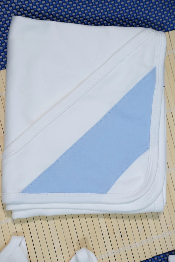 Unisex 7'li Zıbın Çocuk Takımı Mavi - 7