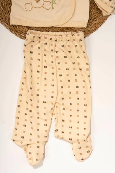 Organik Bamboo 5'li Yenidoğan Takımı - 4