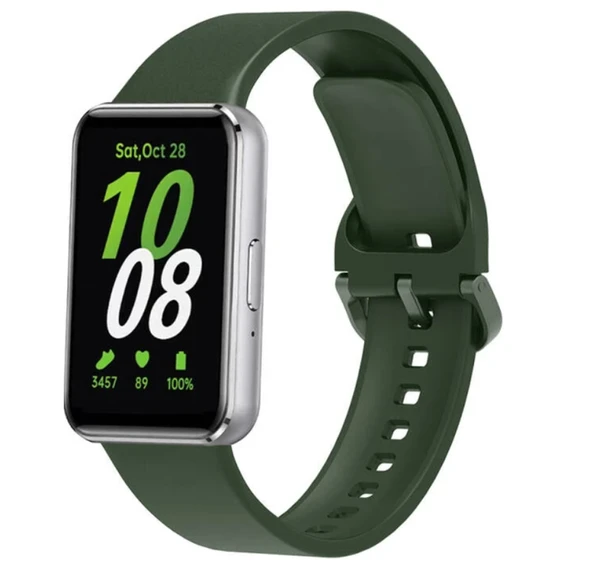 SAMSUNG Galaxy Fit3 ile uyumlu Kayış Delikli Esnek Yapılı Tokalı Samsung Galaxy Fit 3 ile uyumlu Wanderlust Spor kordon