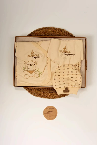 Organik Bamboo 5'li Yenidoğan Takımı - 3
