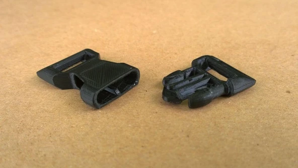 Byr Çanta Kıyafet Okul Tokası 3/4 Inç Yedek Parça Beyaz 1074129 3D - 4