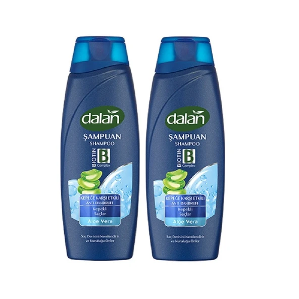 Dalan Şampuan Aloe Vera Özlü Kepeğe Karşıt Etkili 450 Ml x 2 Adet