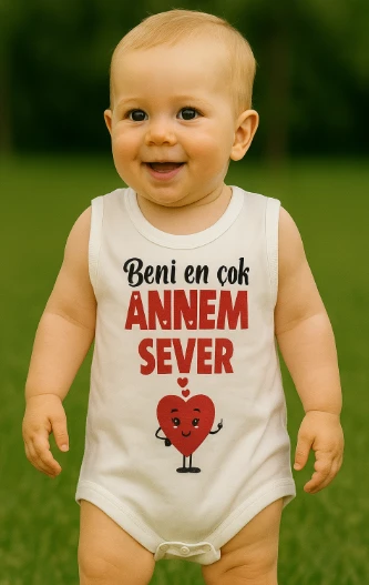 Annem Sever Baskılı Body ürün görseli