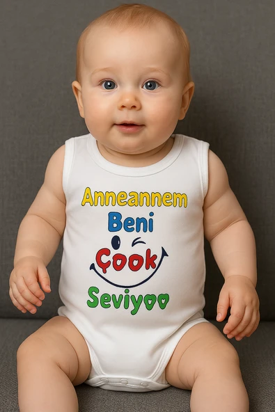 Anneannem Beni Seviyoo Baskılı Body