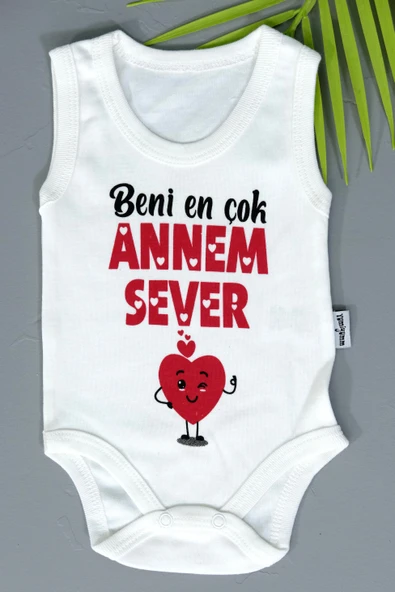 Annem Sever Baskılı Body
