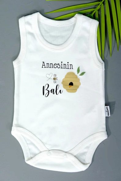 Annesinin Balı Baskılı Body - 2