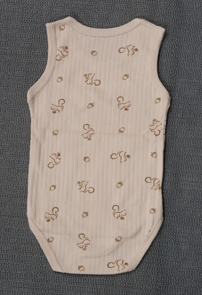 Raporlu Desen Body Açık Kahve - 2