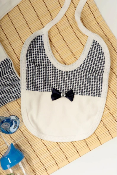 Papyonlu Emzikli 7'li Set Lacivert - 8