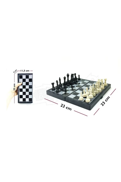 Star Cemşen Manyetik Satranç - Tavla - Dama - 8