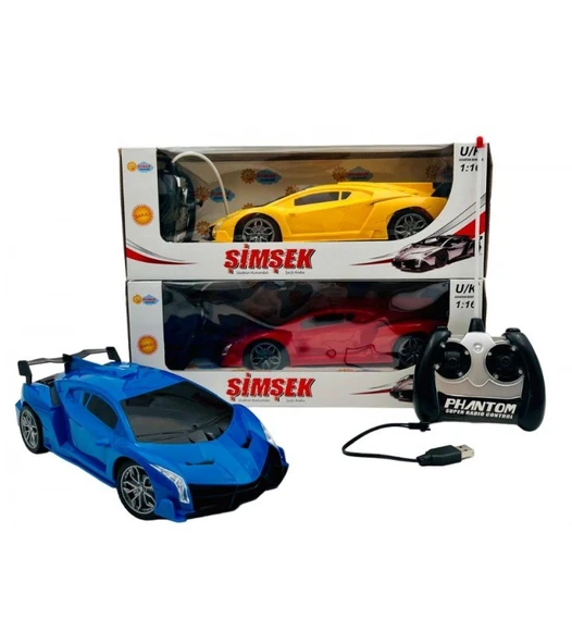 Uzaktan Kumandalı Şarjlı Şimşek Araba Renk Seçenekli - 2