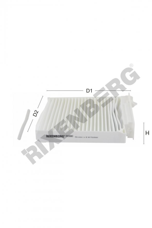 DACIA SANDERO 1.2 TCe- 1.5 DCi- 1.6 (2010>) POLEN FİLTRESİ ürün görseli