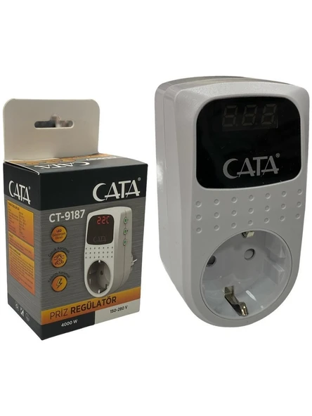 Cata Ct 9187 Akım Korumalı Priz Regülatör