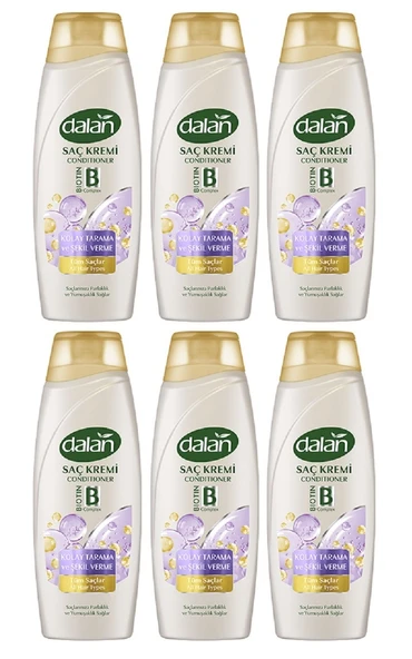 Dalan Saç Kremi Kolay Tarama ve Şekil Verme 450 Ml x 6 Adet