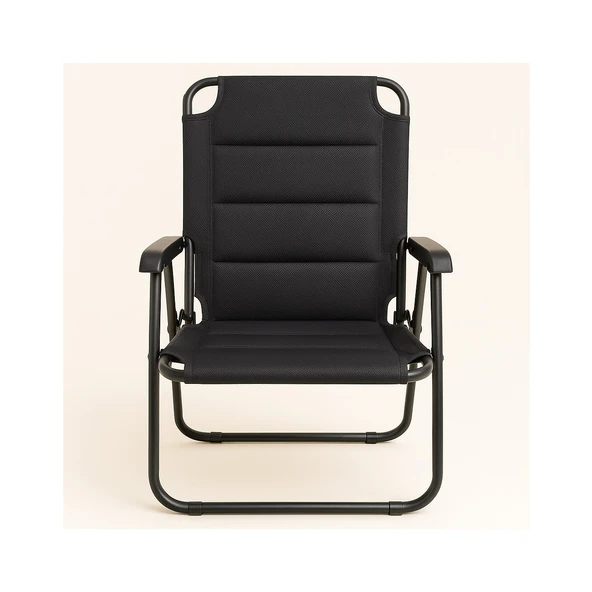 CampAir Taşınabilir Alüminyum Kamp Sandalyesi – Air Mesh Comfort+ Konforlu Katlanır Koltuk - 2