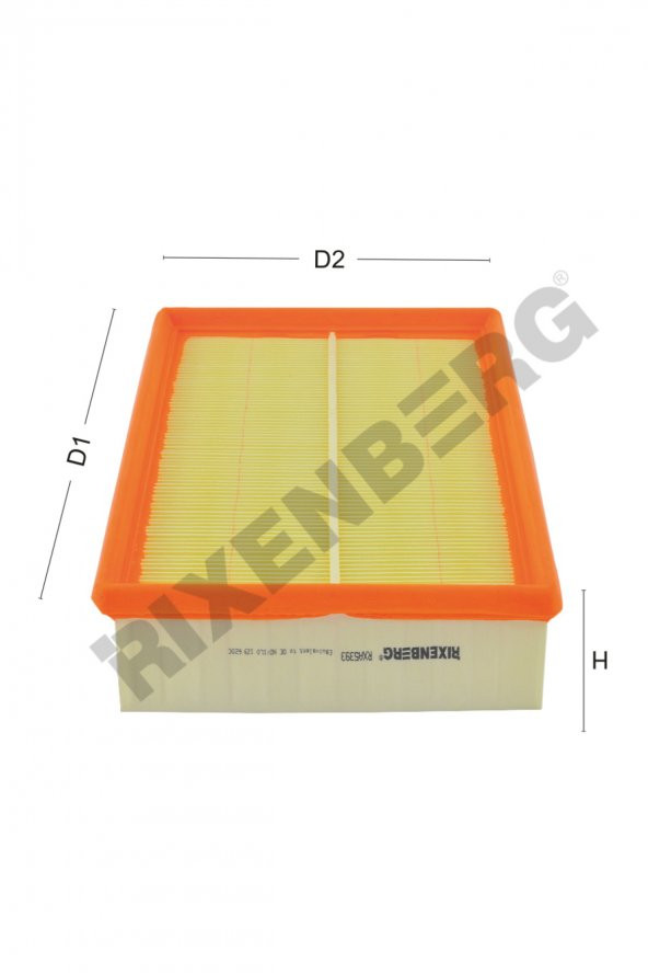 VW CADDY II 1.6- 1.9D- 1.9SDI- 1.9TDI (1995-1997) HAVA FİLTRESİ ürün görseli