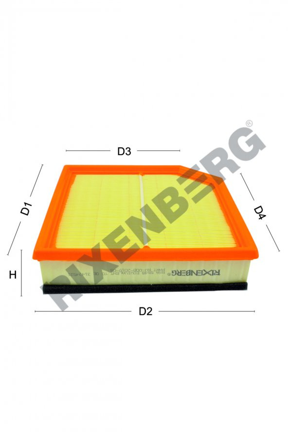 VOLVO XC40 1.5T3 - 2.0D3/D4 - 2.0T4  - 2.0T5 (2017>)  HAVA FİLTRESİ ürün görseli