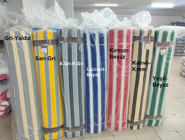 Balkon Perdesi Kalın Branda Kumaşı Metrelik (En 280cm)-Gri Yaldız - 4