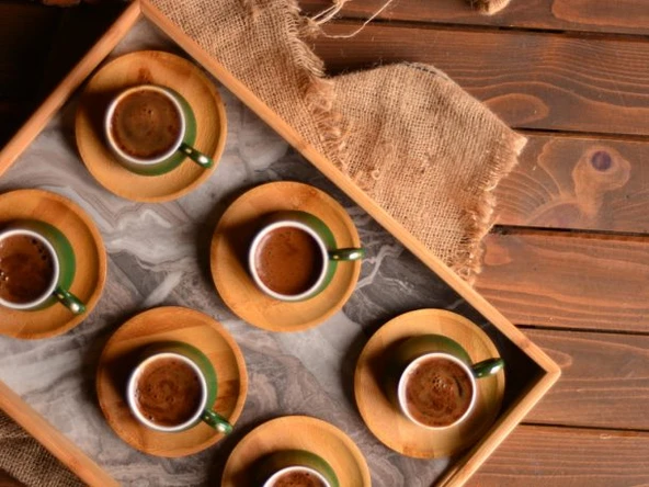 Marbella - Mermer Desenli Tepsi Beyaz ORT - Resim 4