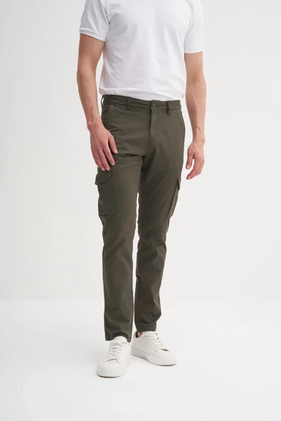 Cazador CAZ 0012 Erkek Kargo Pantolon Haki - 4