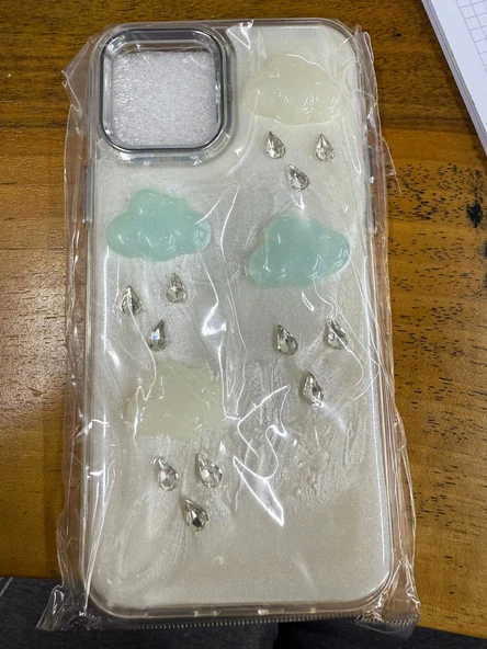 Iphone 12 / 12 Pro Uyumlu Simli Elegant Kılıf - 3
