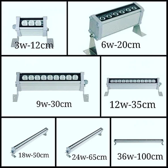 35CM 12X1 OSRAM LEDLİDİR (tek Renk) Wallwasher AMBER - 5