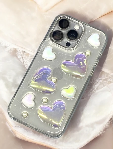 Iphone 12 / 12 Pro Uyumlu Simli Elegant Kılıf