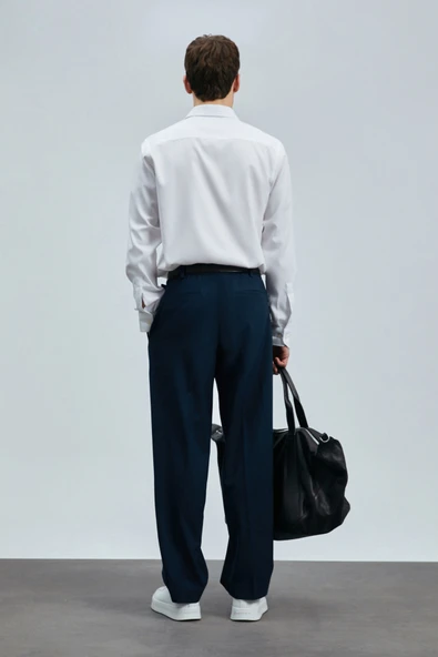 Lufian 111010636 Next Lyocell Karışımlı Gömlek Regular Fit Erkek Gömlek - Resim 7