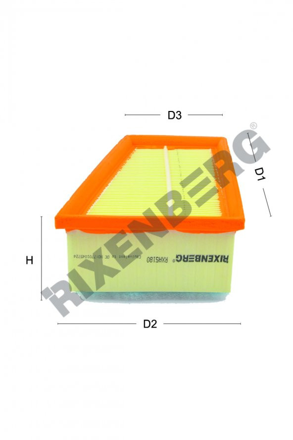 DACIA LOGAN 1.6 16V (2006>) HAVA FİLTRESİ ürün görseli