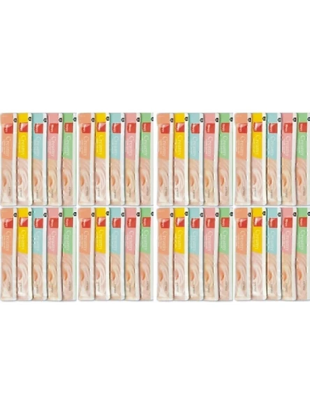 Wanpy Creamy Cat Treat Karışık Krema Sıvı Kedi Ödül Maması 14 Gr X 40 Adet