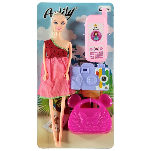 30 cm Aksesuarlı Manken Bebek  4462