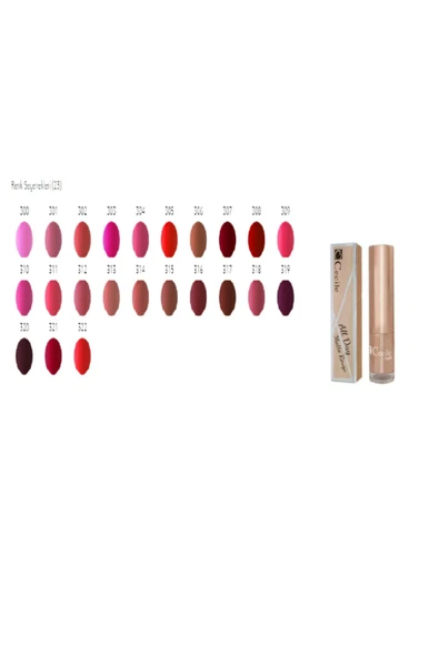 Cecile All Day Mat Ruj 308 8698438602303 ürün görseli 1