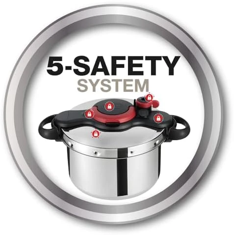 Tefal P4620768 Clipso Minut Easy 6 Litre Düdüklü Tenrece, 1510001237 - 8