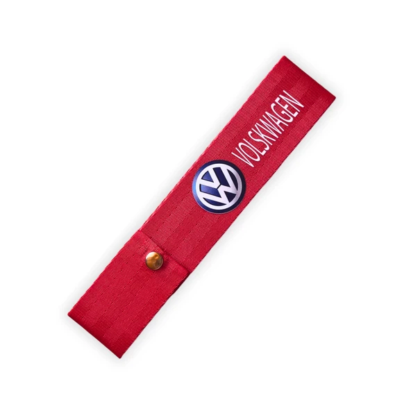 Volkswagen Nakışlı Araç Oto Halı Paspas Volkswagen Kırmızı Polar Oto Yastık & Araç Aksesuar - 4