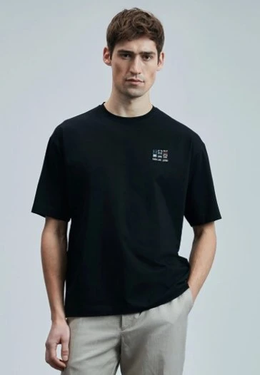 Lufian 111020248 Mask Modern Grafik T- Shirt Erkek Tişort ürün görseli