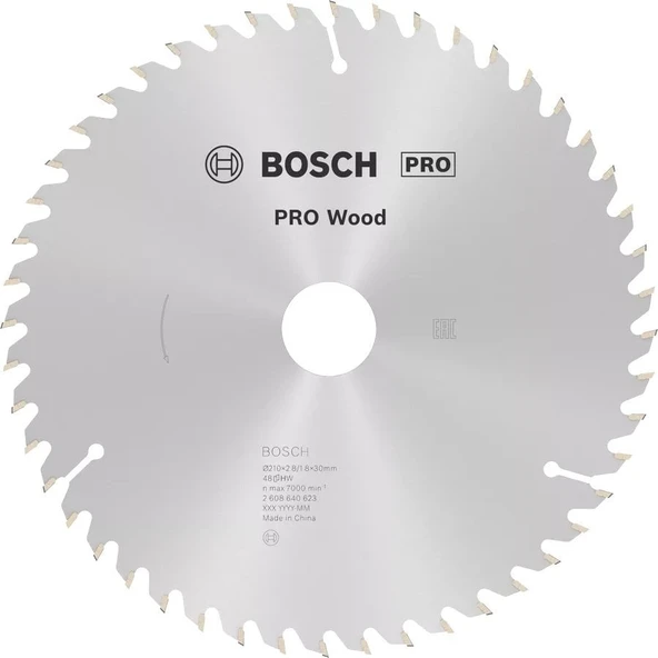 BOSCH Pro Wood 210 mm 48 Diş Ahşap Daire Testere Bıçağı - 9
