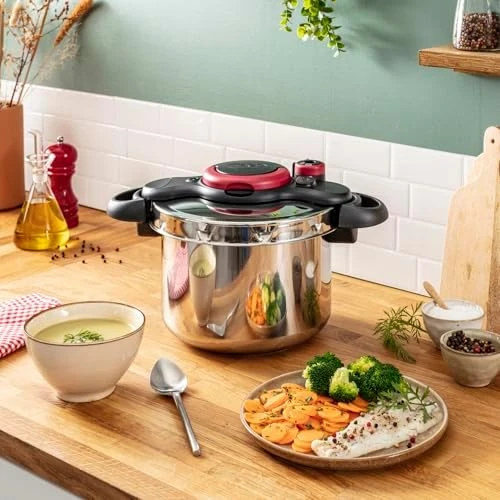 Tefal P4620768 Clipso Minut Easy 6 Litre Düdüklü Tenrece, 1510001237 - 2