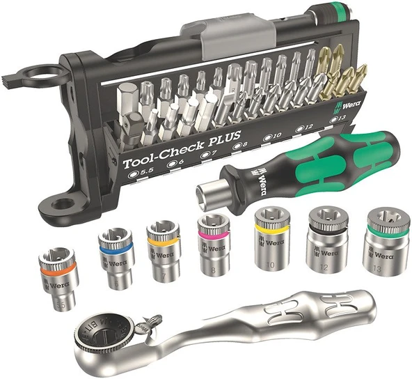 WERA Tool-Check Plus Lokma ve Bits Uç Takımı - 3